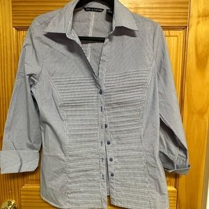 Button down striped shirt. Size L. Zac and Rachel brand.